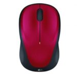 Ratón Inalámbrico Logitech M235/ Hasta 1000 DPI/ Rojo