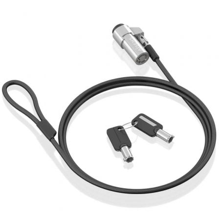Cable de Seguridad Tipo NANO para Portátiles  ASLK-D45K06-BK/ 1.5m