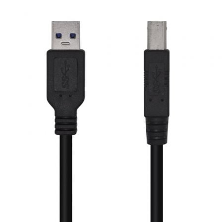 Cable USB 3.0 Impresora  A105-0445/ USB Tipo-B Macho - USB Macho/ 3m/ Negro