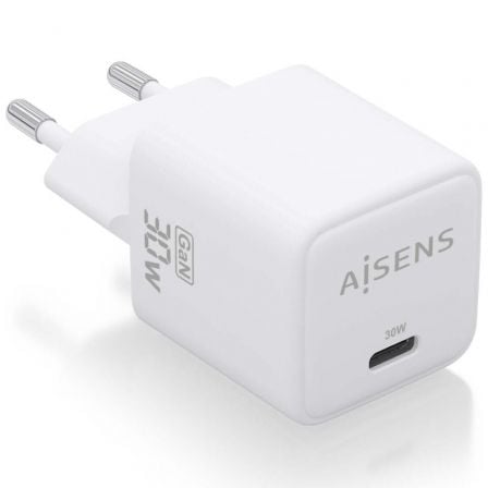 Cargador de Pared GaN  ASCH-30W1P035-W/ 1xUSB Tipo-C/ 30W