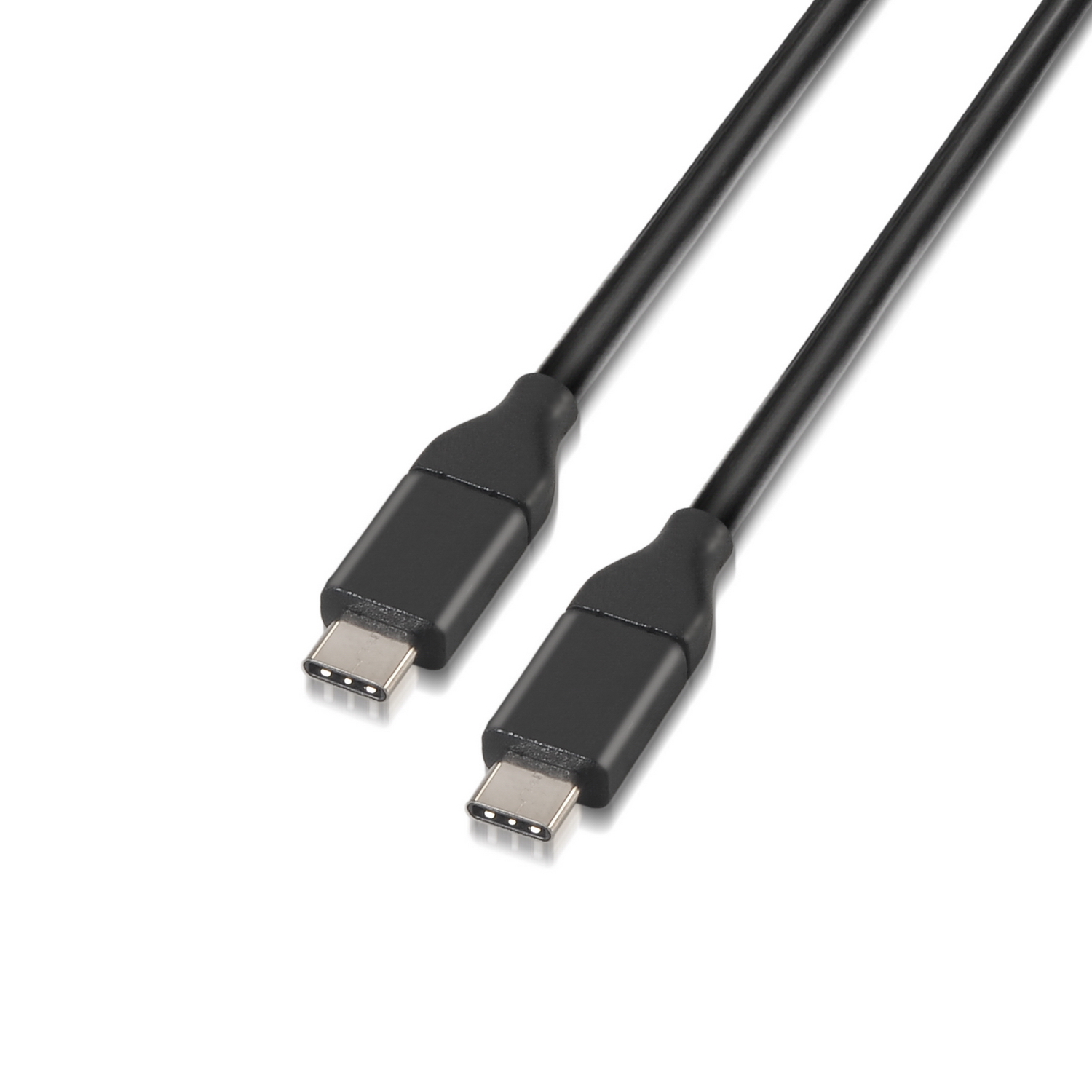 CABLE USB 3.1 GEN2 10GBPS 3A, TIPO USB-C/M-USB-C/M, NEGRO, 1.0M - Imagen 1