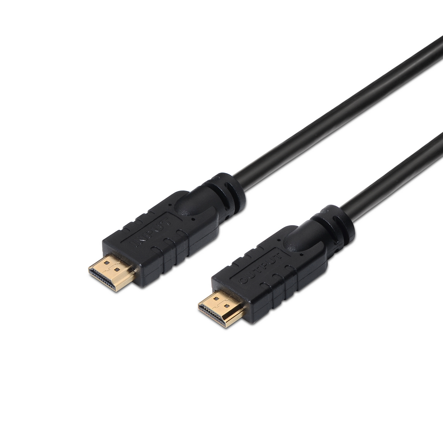CABLE HDMI ALTA VELOCIDAD / HEC CON REPETIDOR, A/M-A/M, NEGRO, 25M - Imagen 1