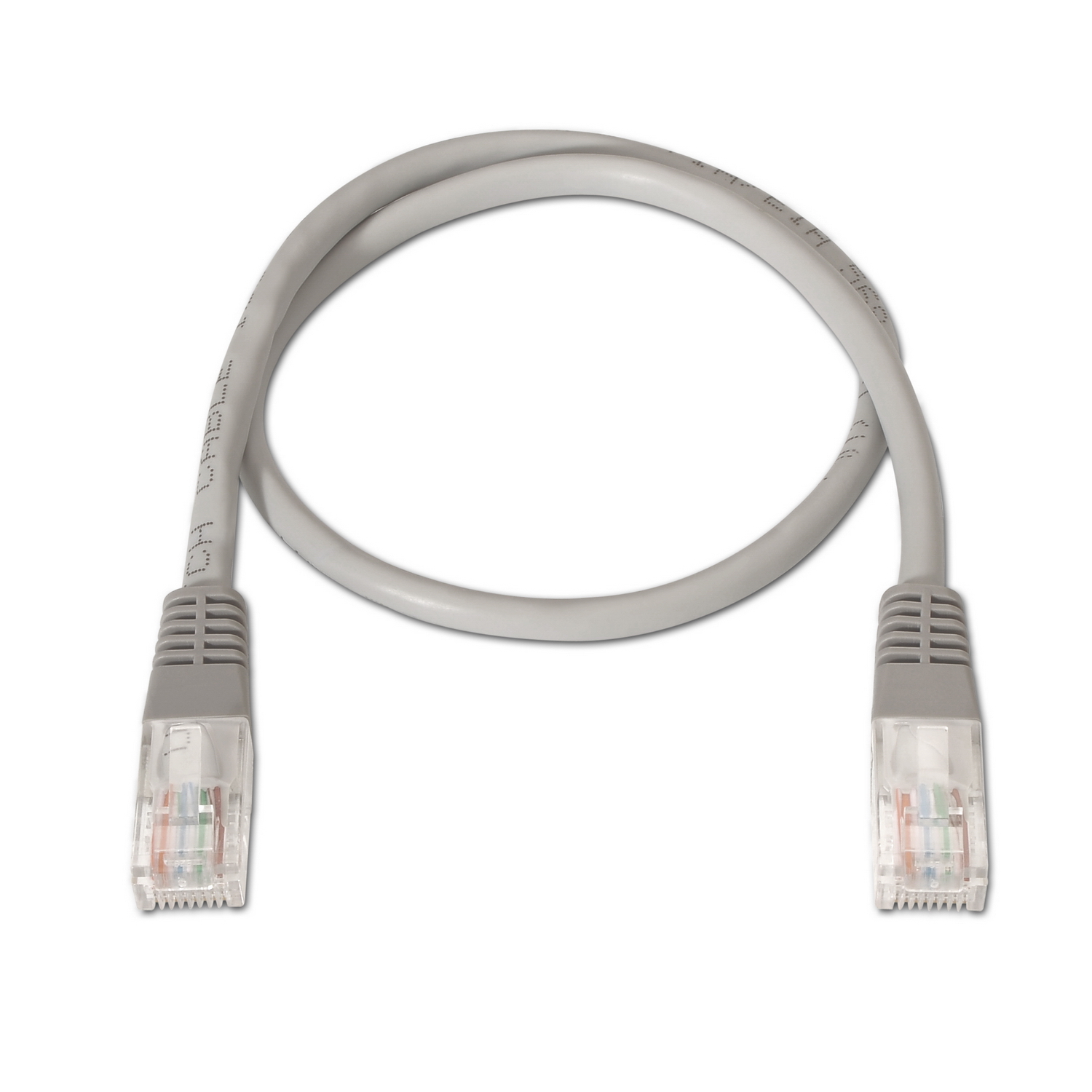 CABLE DE RED LATIGUILLO RJ45 LSZH CAT.6 UTP AWG24, GRIS, 3.0M - Imagen 2