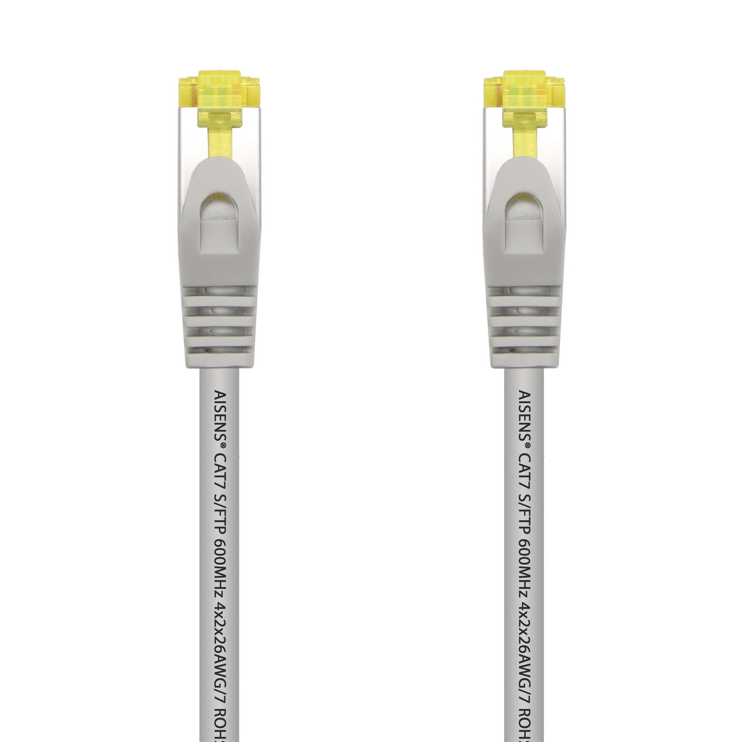 CABLE DE RED LATIGUILLO RJ45 LSZH CAT.7 600 MHZ S/FTP PIMF AWG26, GRIS, 3.0M - Imagen 1
