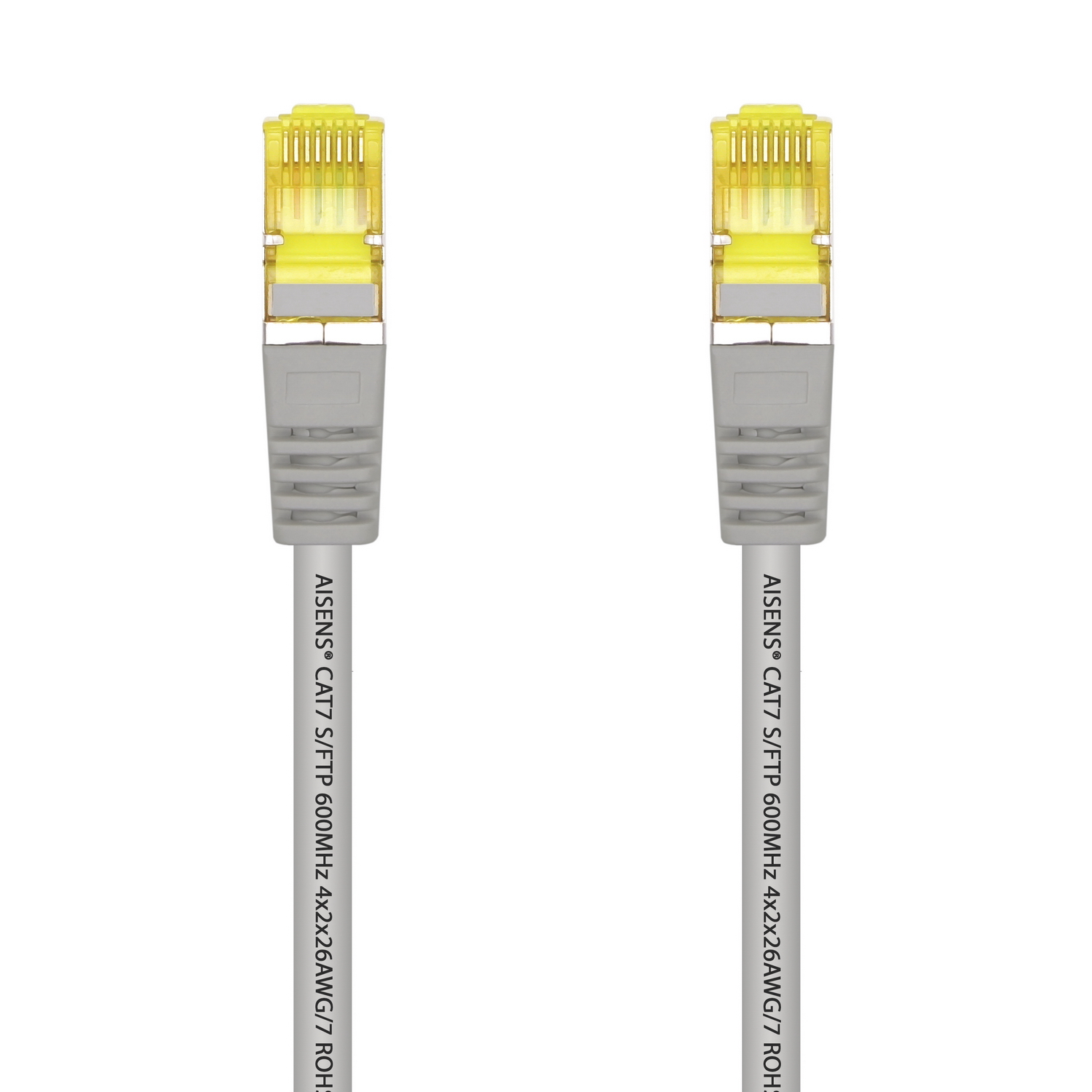 CABLE DE RED LATIGUILLO RJ45 LSZH CAT.7 600 MHZ S/FTP PIMF AWG26, GRIS, 3.0M - Imagen 2