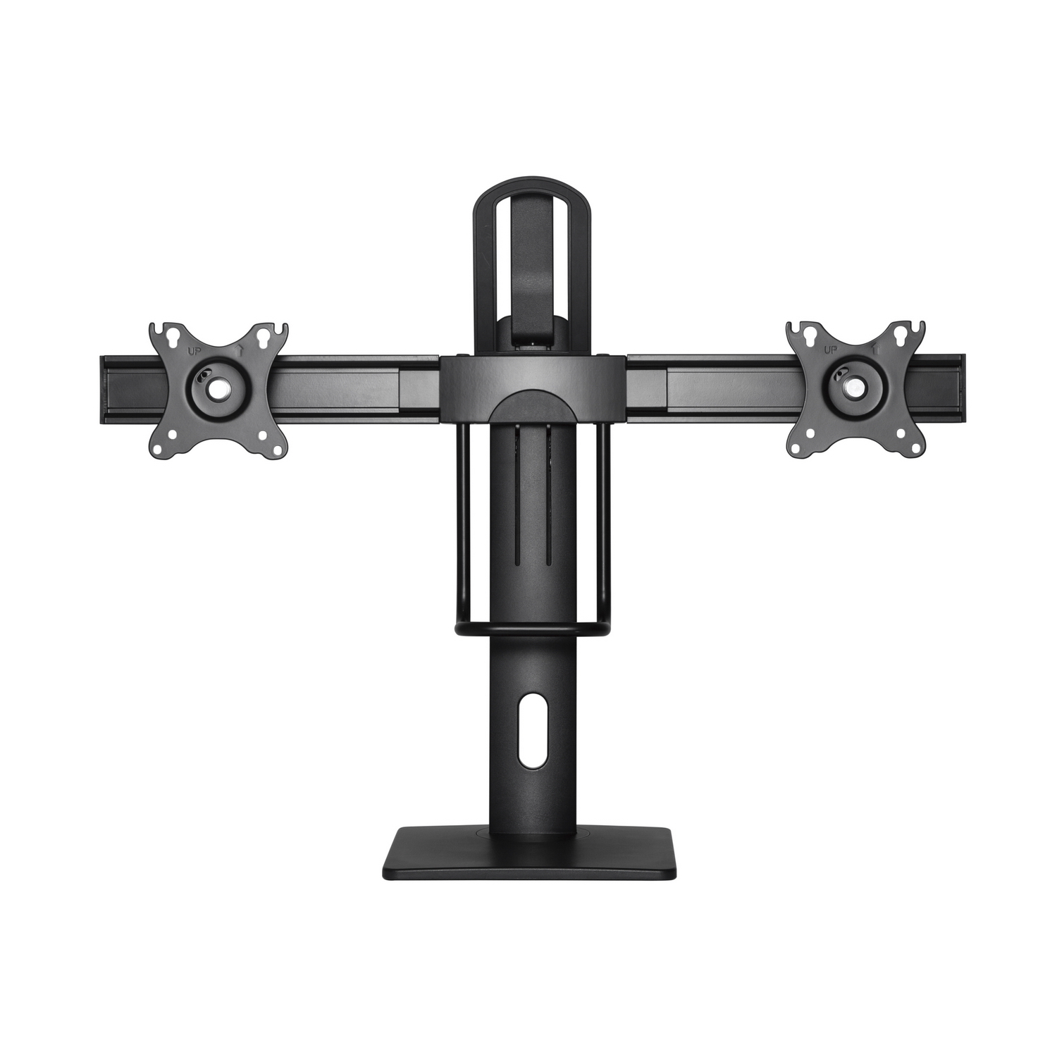 SOPORTE DE MESA PRO CONTRAPESO GIRATORIO E INCLINABLE PARA 2 MONITORES 6KG DE 17-27, NEGRO - Imagen 3