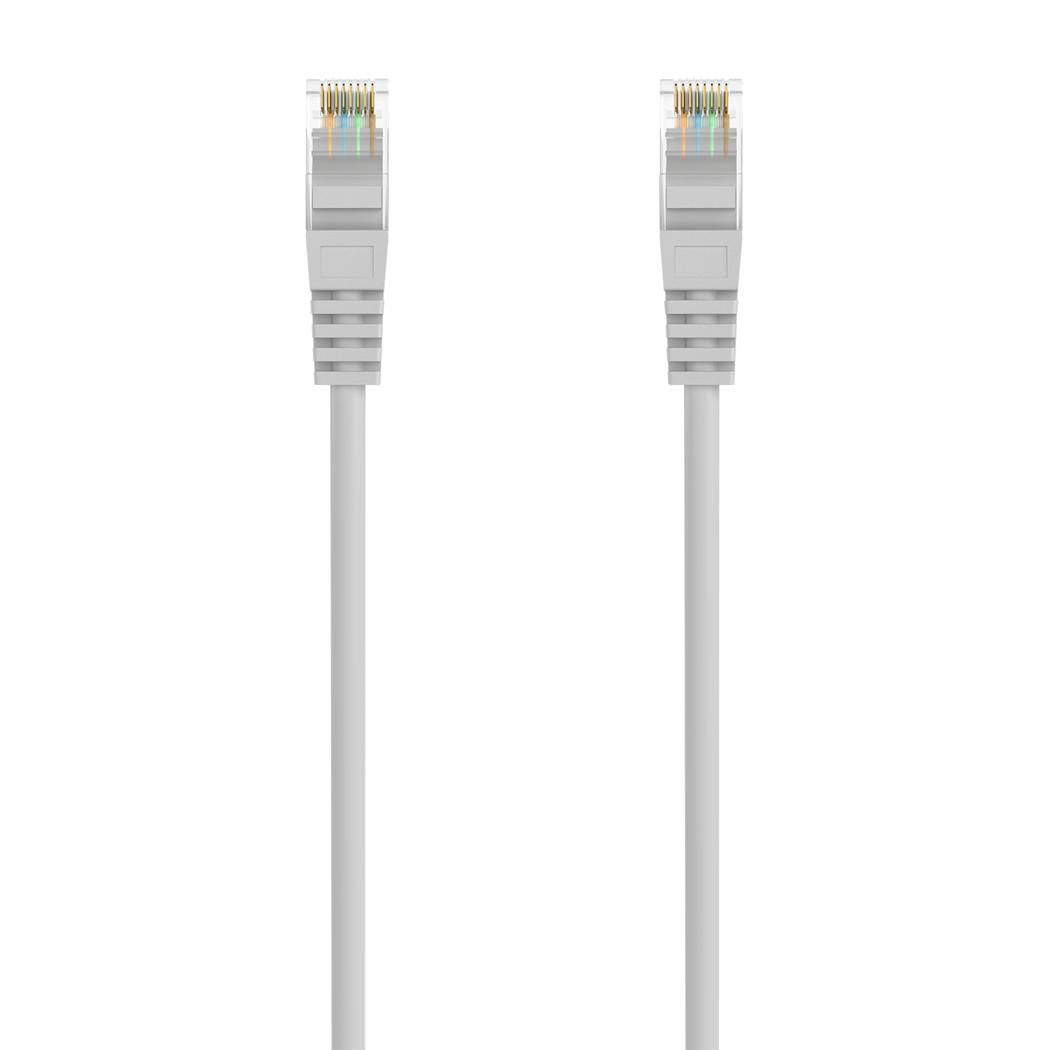 CABLE DE RED LATIGUILLO RJ45 LSZH CAT.6A 500 MHZ UTP AWG24, GRIS, 20M - Imagen 2