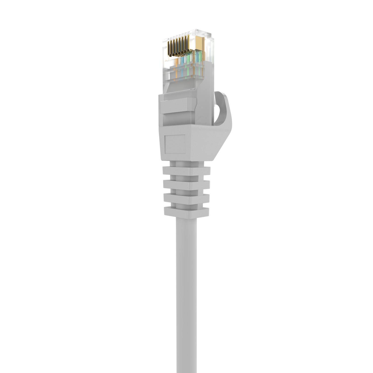 CABLE DE RED LATIGUILLO RJ45 LSZH CAT.6A 500 MHZ UTP AWG24, GRIS, 20M - Imagen 3