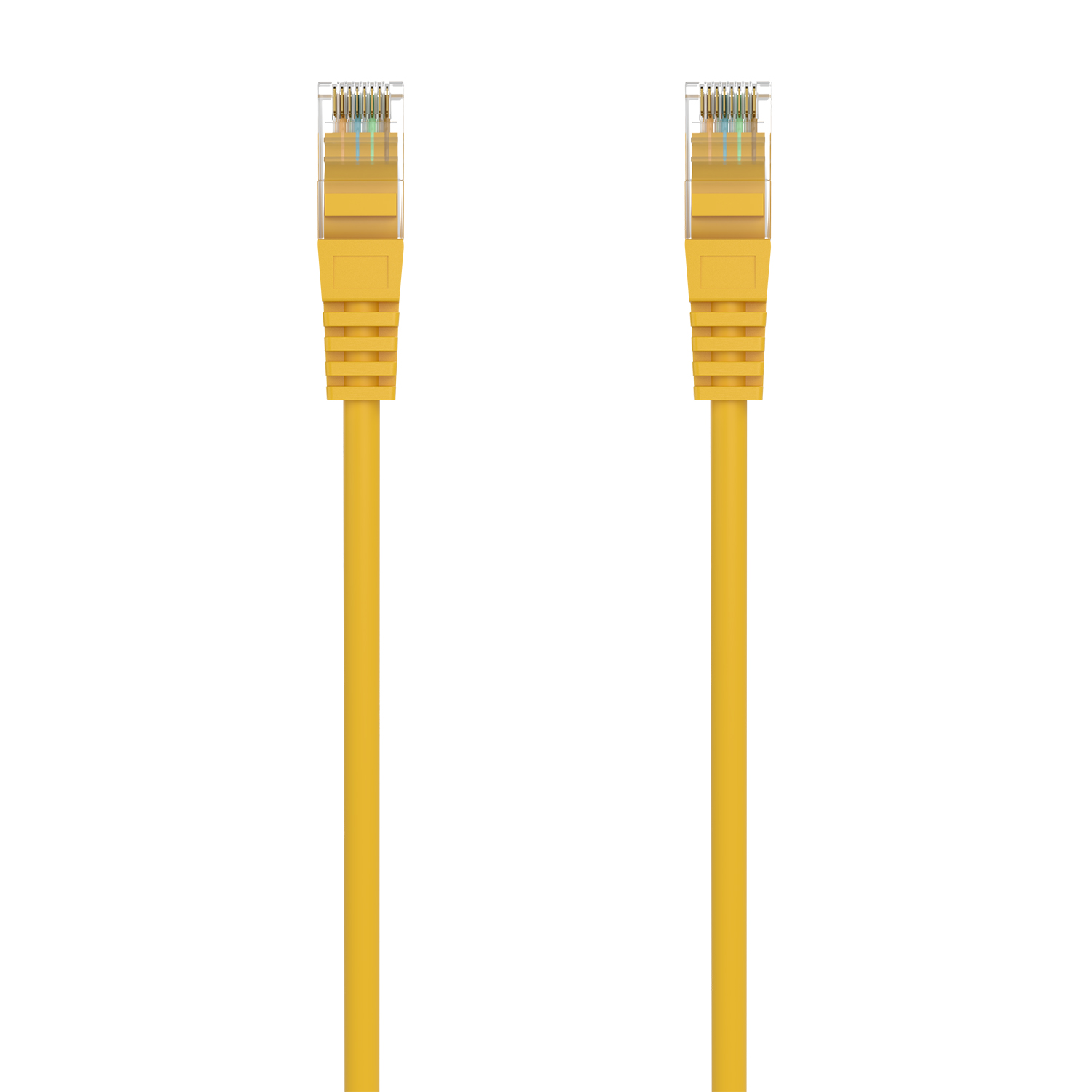 CABLE DE RED LATIGUILLO RJ45 LSZH CAT.6A 500 MHZ UTP AWG24, AMARILLO, 2.0M - Imagen 2