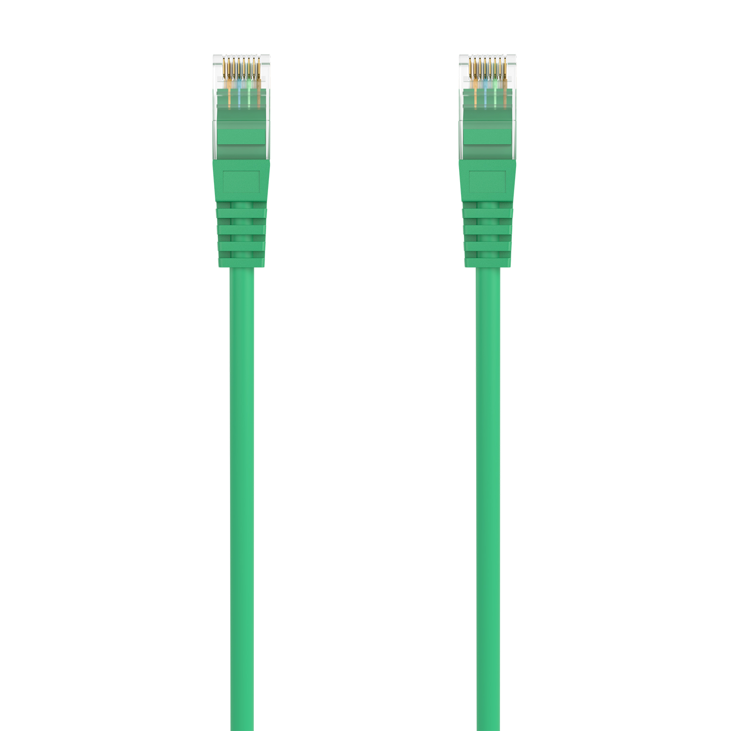 CABLE DE RED LATIGUILLO RJ45 LSZH CAT.6A 500 MHZ UTP AWG24, VERDE, 30CM - Imagen 2
