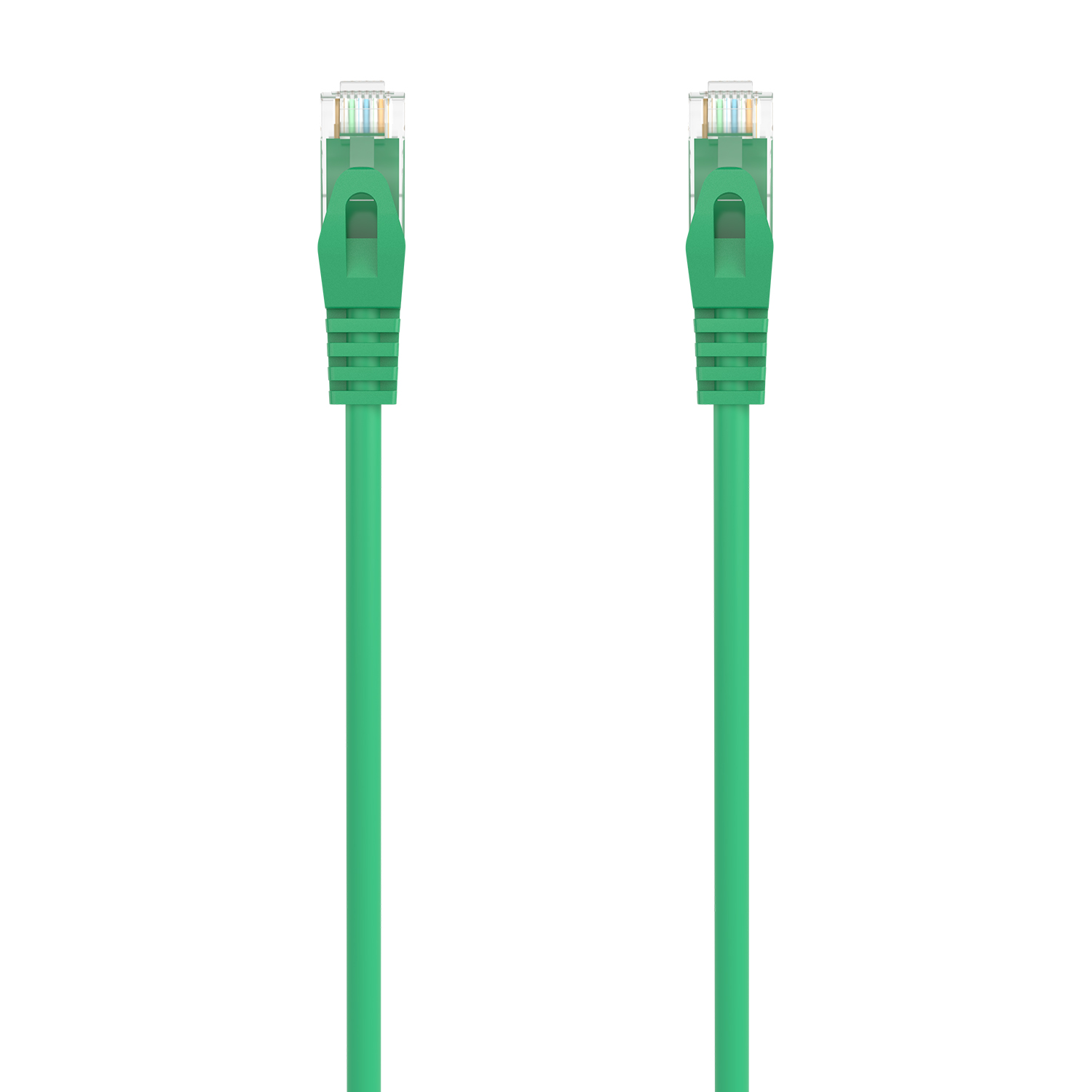 CABLE DE RED LATIGUILLO RJ45 LSZH CAT.6A 500 MHZ UTP AWG24, VERDE, 1.0M - Imagen 1