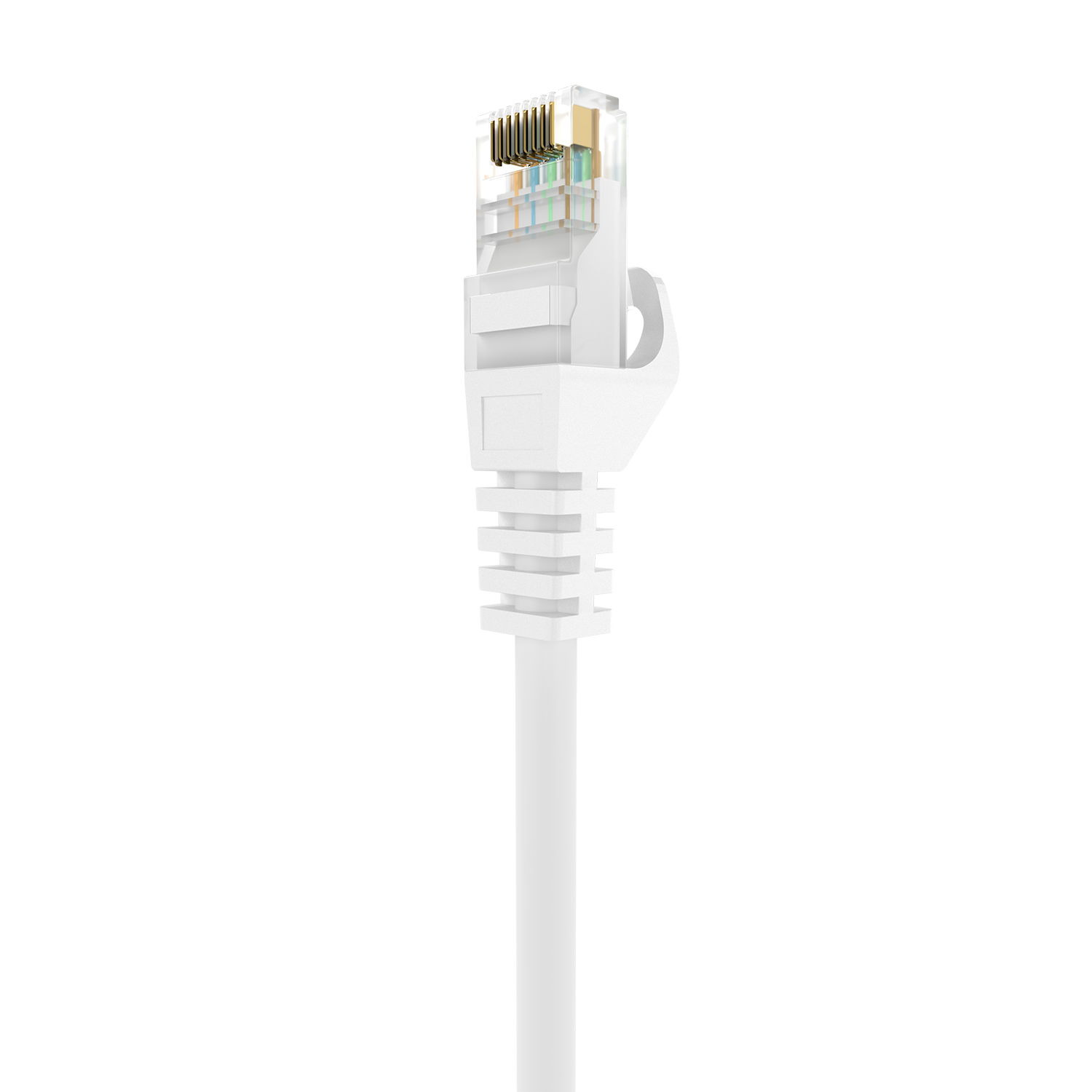 CABLE DE RED LATIGUILLO RJ45 LSZH CAT.6A 500 MHZ UTP AWG24, BLANCO, 3.0M - Imagen 3
