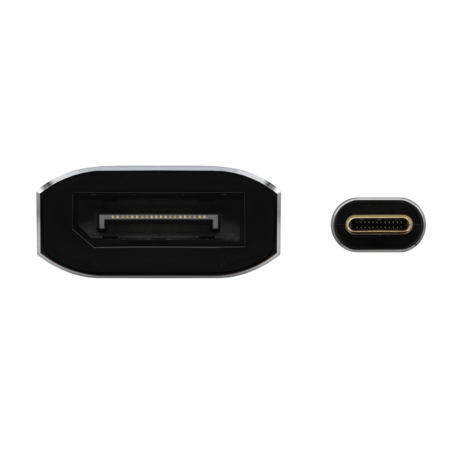 CONVERSOR ALUMINIO USB-C A DISPLAYPORT 8K@60HZ, USB-C/M-DP/H, NEGRO, 15CM - Imagen 3