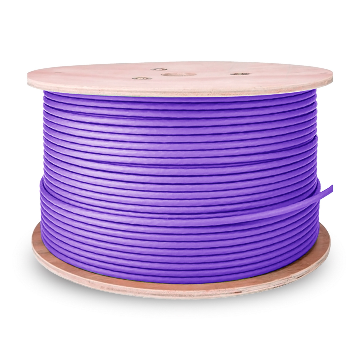 CABLE DE RED RJ45 LSZH CAT.6 UTP RIGIDO AWG23 CCA (ALEACION), VIOLETA, 305M - Imagen 3