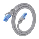 CABLE DE RED LATIGUILLO RJ45 CAT.6 UTP AWG26 CCA, GRIS, 0.75M - Imagen 2