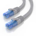 CABLE DE RED LATIGUILLO RJ45 CAT.6 UTP AWG26 CCA, GRIS, 0.75M - Imagen 3