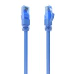 CABLE DE RED LATIGUILLO RJ45 CAT.6 UTP AWG26 CCA, AZUL, 0.5M
