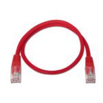 CABLE DE RED LATIGUILLO RJ45 CAT.6 UTP AWG24, ROJO, 1.0M - Imagen 2