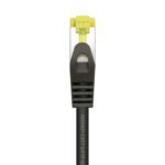 CABLE DE RED LATIGUILLO RJ45 LSZH CAT.7 600 MHZ S/FTP PIMF AWG26, NEGRO, 1.0M - Imagen 3