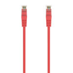 CABLE DE RED LATIGUILLO RJ45 LSZH CAT.6A 500 MHZ UTP AWG24, ROJO, 25CM - Imagen 2