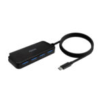 HUB USB 3.1 USB-C, USB-C/M-4xTIPO A/H, NEGRO, 60CM