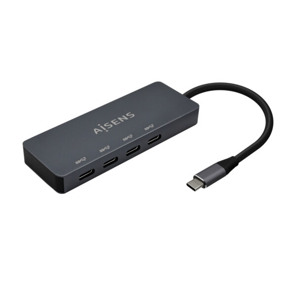 HUB USB 3.2 GEN1 5G USB-C, USB-C/M-4xUSB-C/H, GRIS, 15CM