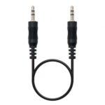 Cable Estéreo Nanocable 10.24.0120/ Jack 3.5 Macho - Jack 3.5 Macho/ 20m/ Negro