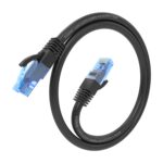 CABLE DE RED LATIGUILLO RJ45 CAT.6 UTP AWG26 CCA, NEGRO, 25CM - Imagen 2