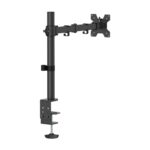 SOPORTE DE MESA ECO GIRATORIO E INCLINABLE PARA MONITOR/TV 10KG (3 PIVOTES, 1 BRAZO) DE 17-32, NEGRO - Imagen 3