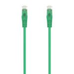 CABLE DE RED LATIGUILLO RJ45 LSZH CAT.6A 500 MHZ UTP AWG24, VERDE, 25CM