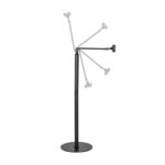 SOPORTE DE SUELO UNIVERSAL AJUSTABLE (2 PIVOTES) PARA TABLET, NEGRO - Imagen 3