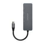 HUB USB 3.2 GEN1 5G USB-C, USB-C/M-2xUSB-C/H-2xUSB-A/H, GRIS, 15CM - Imagen 2