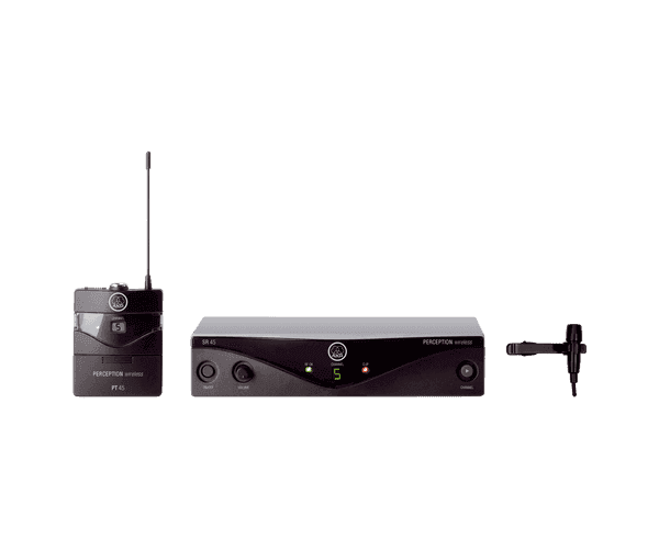 Sistema inalámbrico UHF Presenter Band A con petaca, micrófono lavalier y receptor