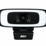 AVER CAMARA CAM130 BARRA DE VIDEO 4K, ILUMINACION INTELIGENTE, 120º, MICROFONO DUAL, SMART FRAME