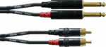 Cable de audio jack/rca mono doble 90 cm