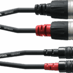 Cable de audio doble XLR/RCA hembra 1,5 m