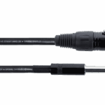 Cable de audio jack XLR/mono hembra de 5 m
