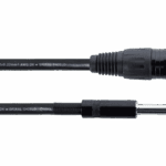 Cable de audio jack XLR/mono macho 5 m