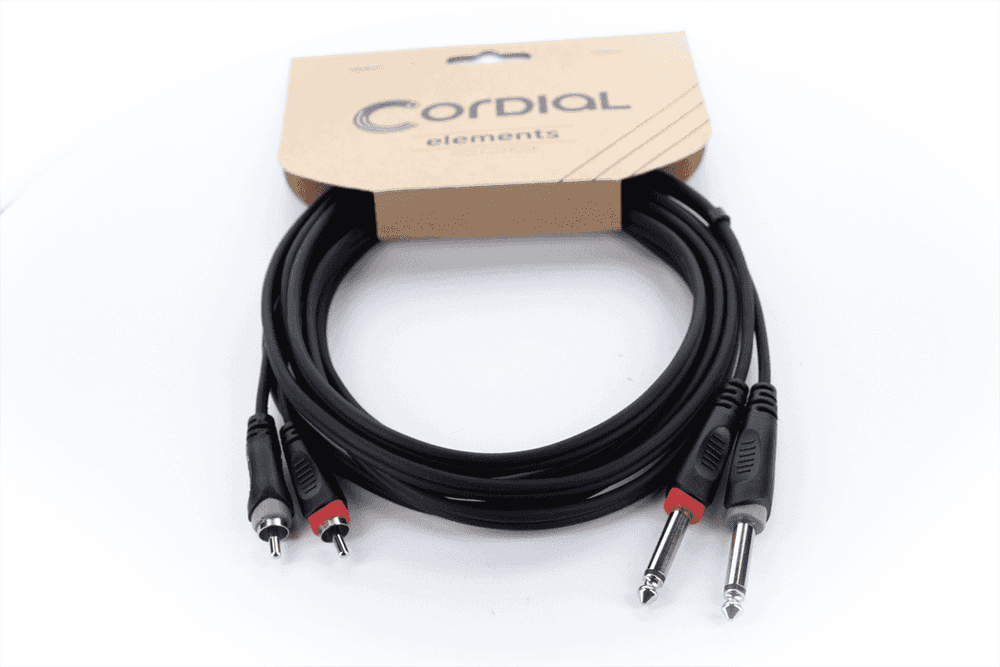 Cable de audio doble jack mono - RCA 1,5 m - Imagen 3