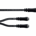 Cable Y mini-jack estéreo/2 mini-jacks estéreo hembra 30 cm