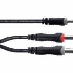 Cable Y mini-jack estéreo / 2 jacks mono 3 m