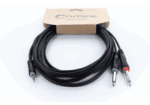 Cable Y mini-jack estéreo / 2 jacks mono 3 m - Imagen 3