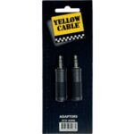 Adaptador de jack macho de 3.5 mm a jack hembra mono de 6.35 mm