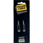 Adaptador de RCA hembra a 2 salidas 1/8? mono macho