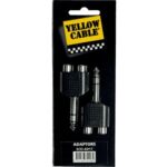 Adaptador de 1/4? Stereo macho a 2 RCA hembra