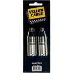 Adaptador de RCA hembra a 2 XLR macho