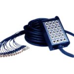 5 metros de cable. De 16 XLR a 4 XLR