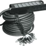 10 metros de cable. De 24 XLR a 4 XLR