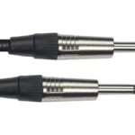 Cable de altavoz de 20 metros de largo. 2 conectores jack