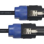 Cable de 9 metros de largo. 2 conectores Speakon